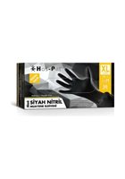 HASPET TIRTIKSIZ SIYAH NITRIL ELDIVEN X- LARGE